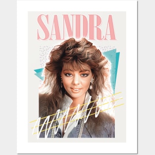 Sandra Cretu / 80s Retro Fan Art Design Posters and Art